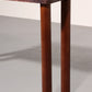 Lorenzo Burchiellaro, side table, copper and stained beechwood, Italy, 1960s.