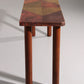 Lorenzo Burchiellaro, side table, copper and stained beechwood, Italy, 1960s.