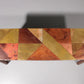 Lorenzo Burchiellaro, side table, copper and stained beechwood, Italy, 1960s.