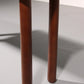 Lorenzo Burchiellaro, side table, copper and stained beechwood, Italy, 1960s.