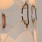 Italian Mid-Century Murano, Venetian Glass Disc Chandelier by Vistosi
