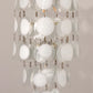 Italian Mid-Century Murano, Venetian Glass Disc Chandelier by Vistosi