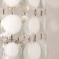 Italian Mid-Century Murano, Venetian Glass Disc Chandelier by Vistosi
