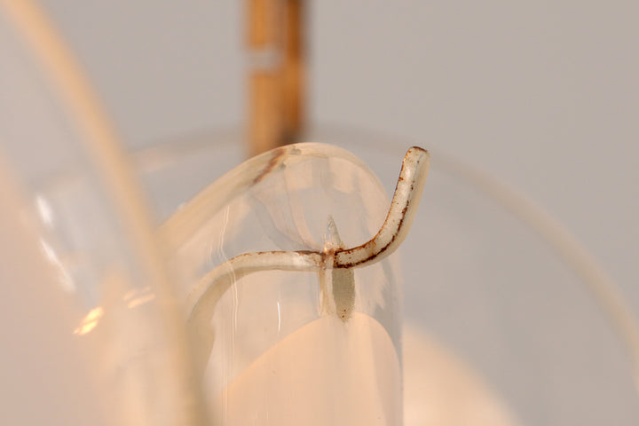 Italian Mid-Century Murano, Venetian Glass Disc Chandelier by Vistosi