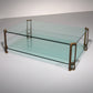 Vintage Glass Coffee Table by Peter Ghyczy, Model T24 (130x80x45)