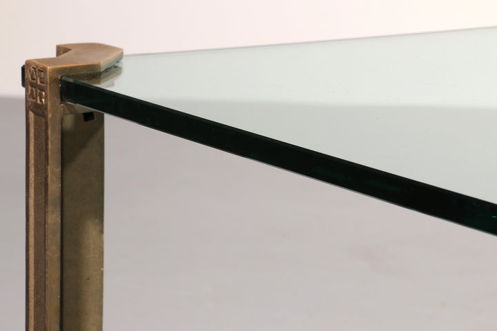 Vintage Glass Coffee Table by Peter Ghyczy, Model T24 (130x80x45)