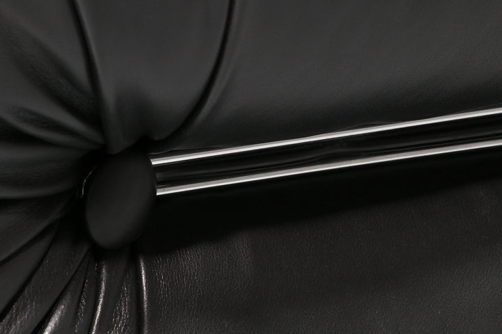 Mimo Padova  Black Leader Modulaire Lounge chairs "Velasquez" - 1970