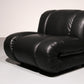 Mimo Padova  Black Leader Modulaire Lounge chairs "Velasquez" - 1970