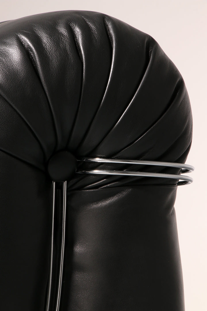 Mimo Padova  Black Leader Modulaire Lounge chairs "Velasquez" - 1970