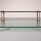 Vintage Glass Coffee Table by Peter Ghyczy, Model T24    (120x90x45)