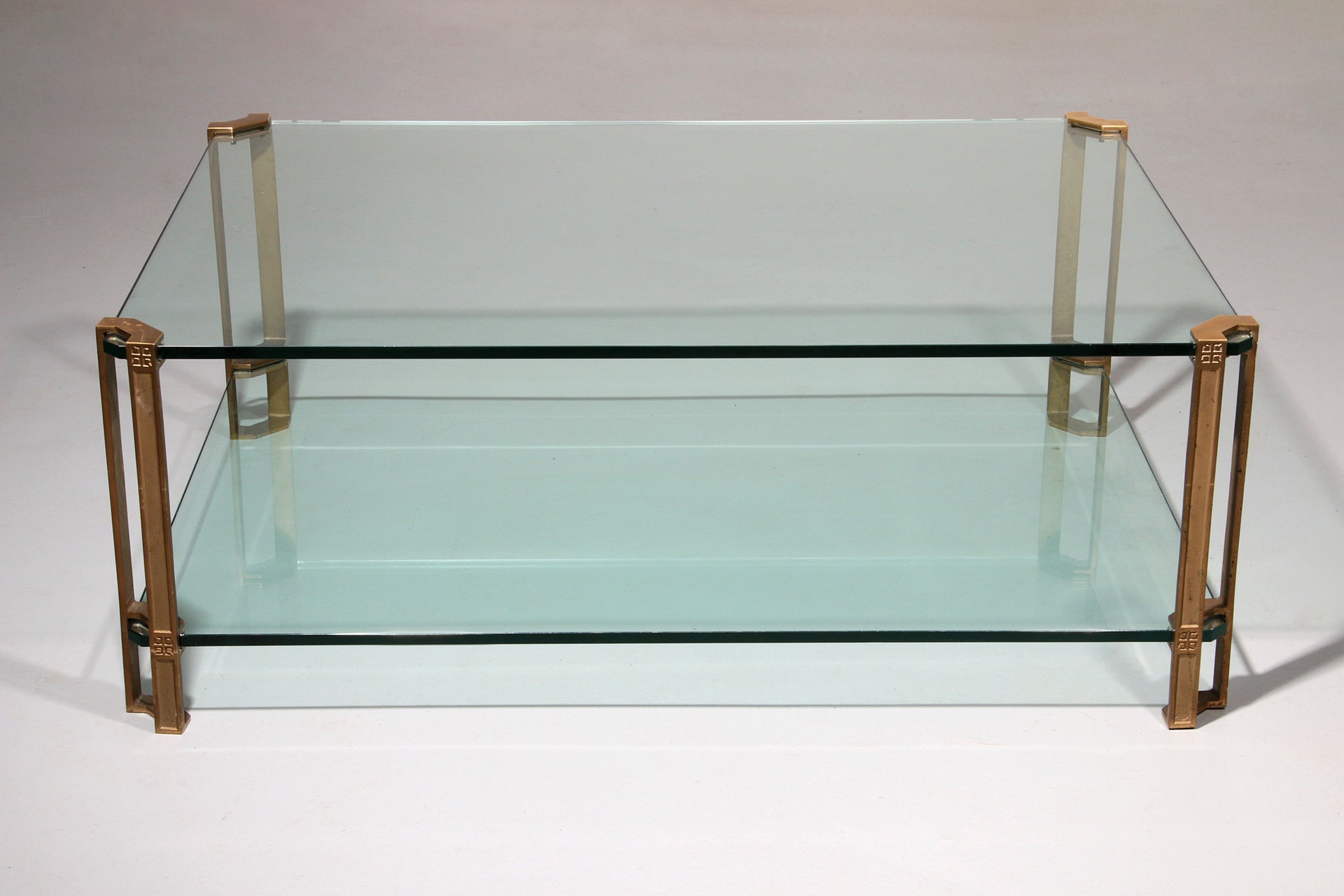 Vintage Glass Coffee Table by Peter Ghyczy, Model T24  (120x70x45)