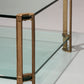 Vintage Glass Coffee Table by Peter Ghyczy, Model T24    (120x90x45)