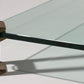 Vintage Glass Coffee Table by Peter Ghyczy, Model T24    (120x90x45)