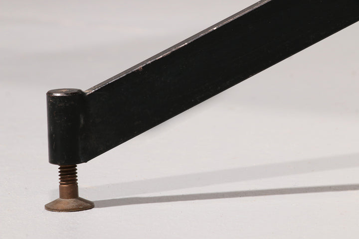 Marble Italy in the Style of Gio Ponti Coffee Table Metal Brass, 1960s