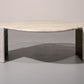 Italian Teardrop Shaped Marble Coffee Table, 1980s 