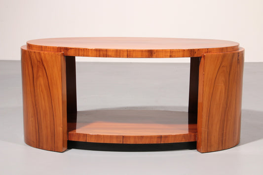 Art Deco French Light-Wood coffee Table.