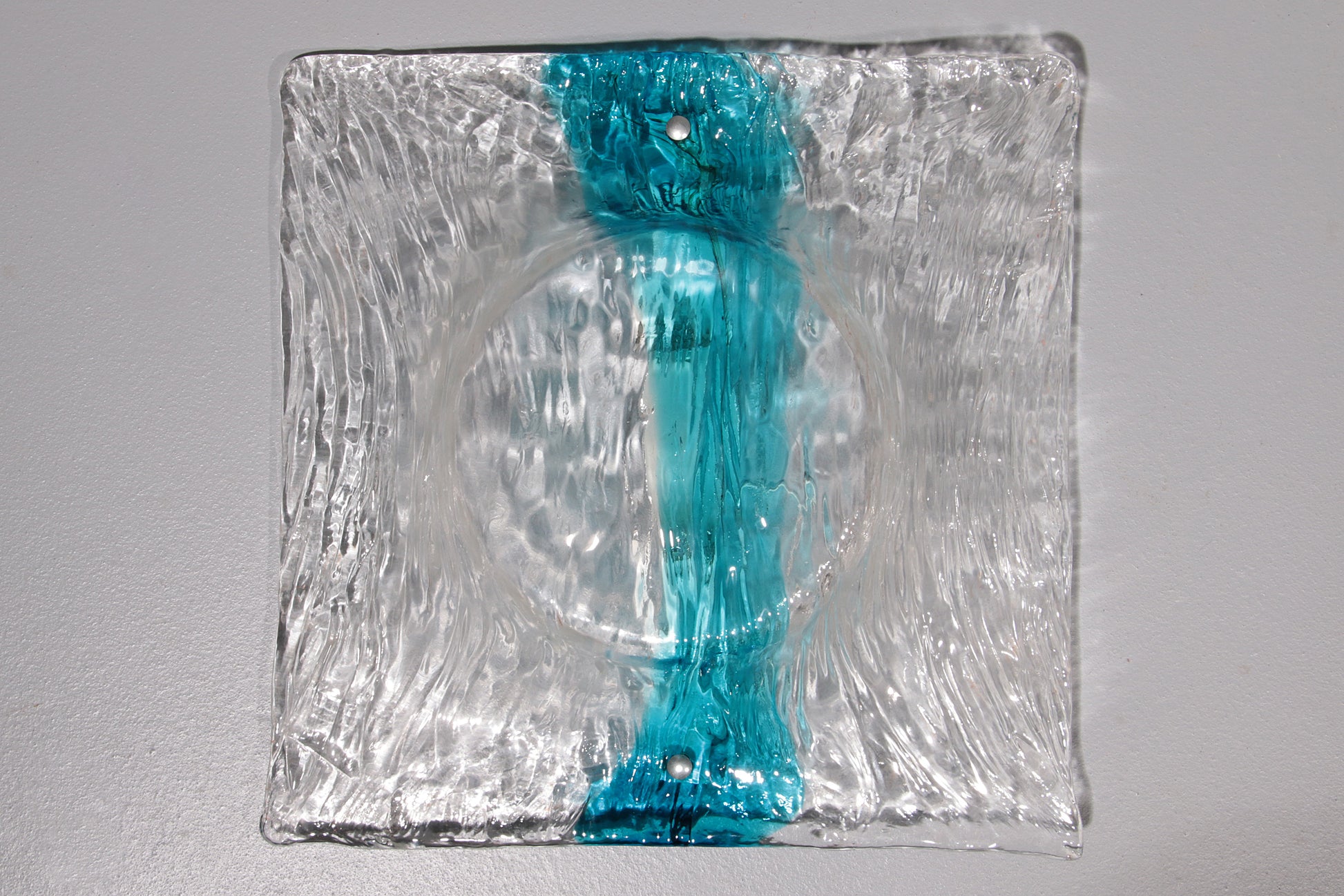 Murano Flush Mount Scone by Toni Zuccheri for Venini 5 pieces.