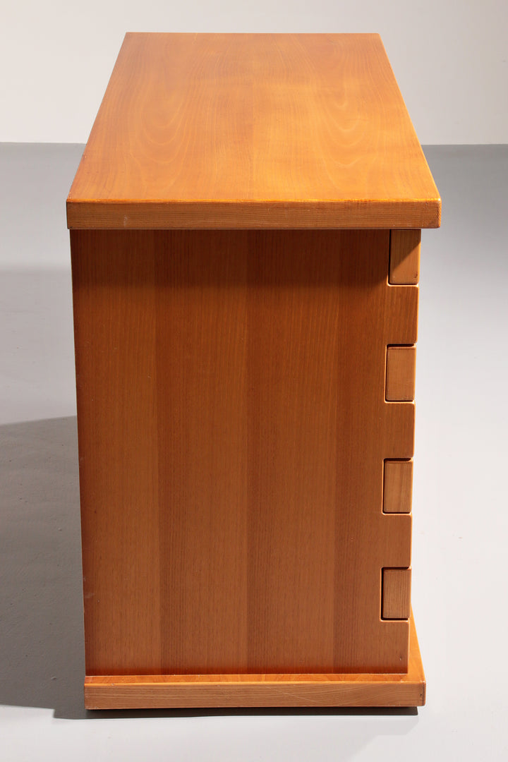 Italian Architectural Chest of Drawers in Ash