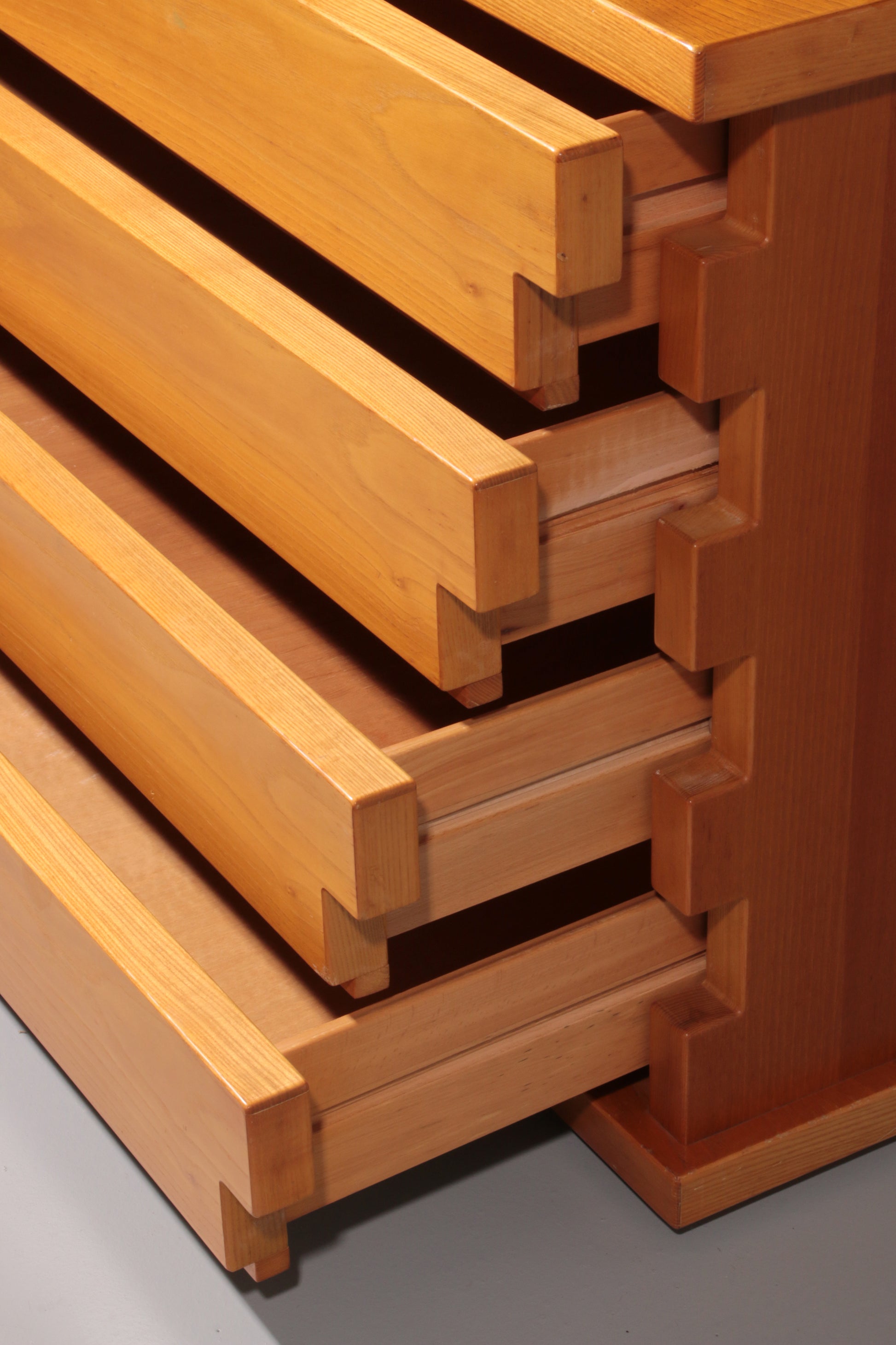 Italian Architectural Chest of Drawers in Ash