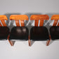 Mario Marenco Walnut Sapporo Dining Chairs for Mobilgirgi, 1970s
