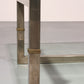 Peter Ghyczy Glass Coffee Table with Stainless Steel Frame Biri T29