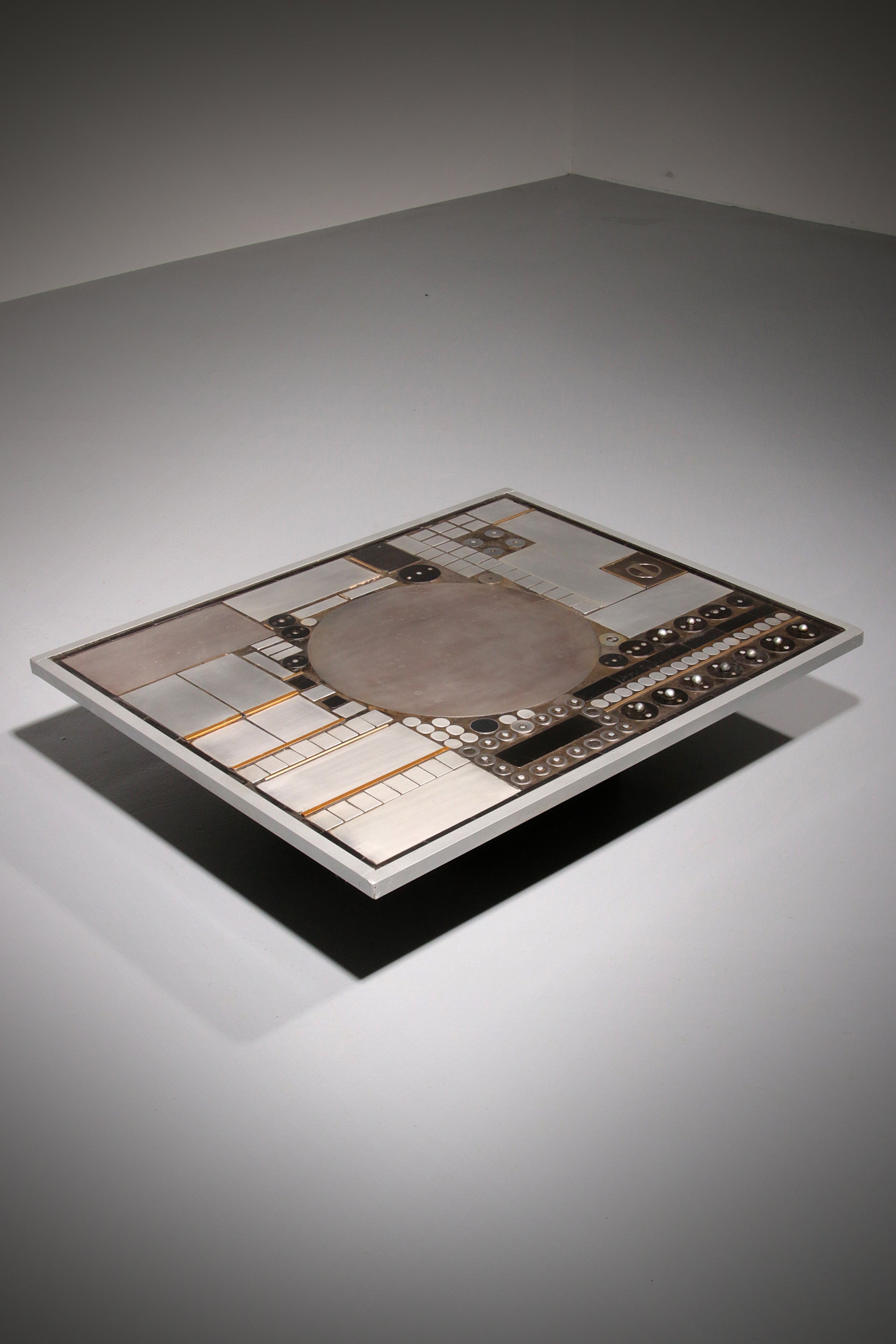 Brutalist coffee table by Raf Verjans