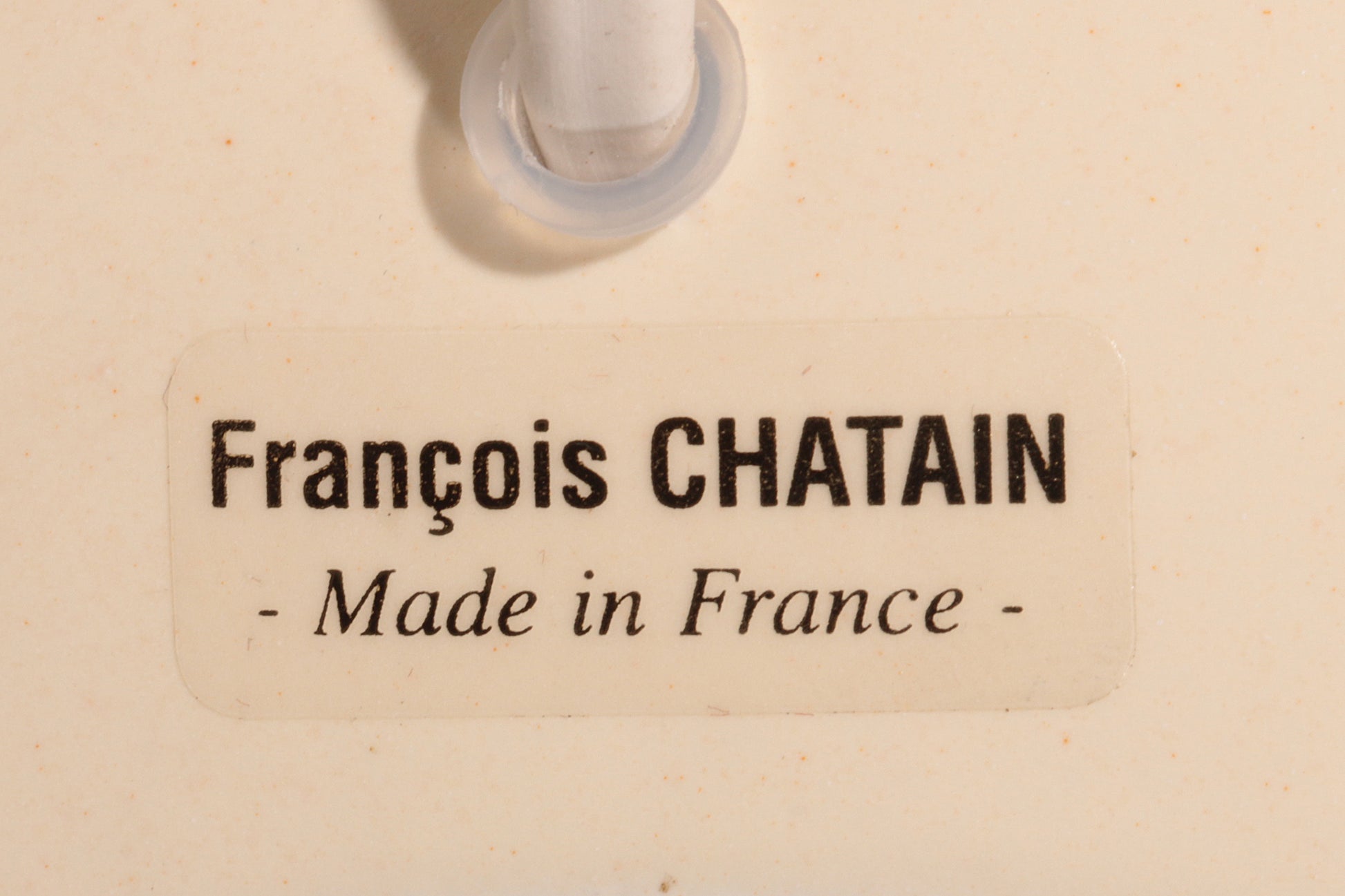 France Pebble table lamp by François Chatain, 1980s