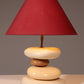 France Pebble table lamp by François Chatain, 1980s