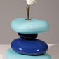 France Pebble table lamp by François Chatain, 1980s