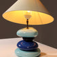 France Pebble table lamp by François Chatain, 1980s