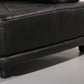Luxury Black Leather Modular Sofa – 4 Separate Elements.