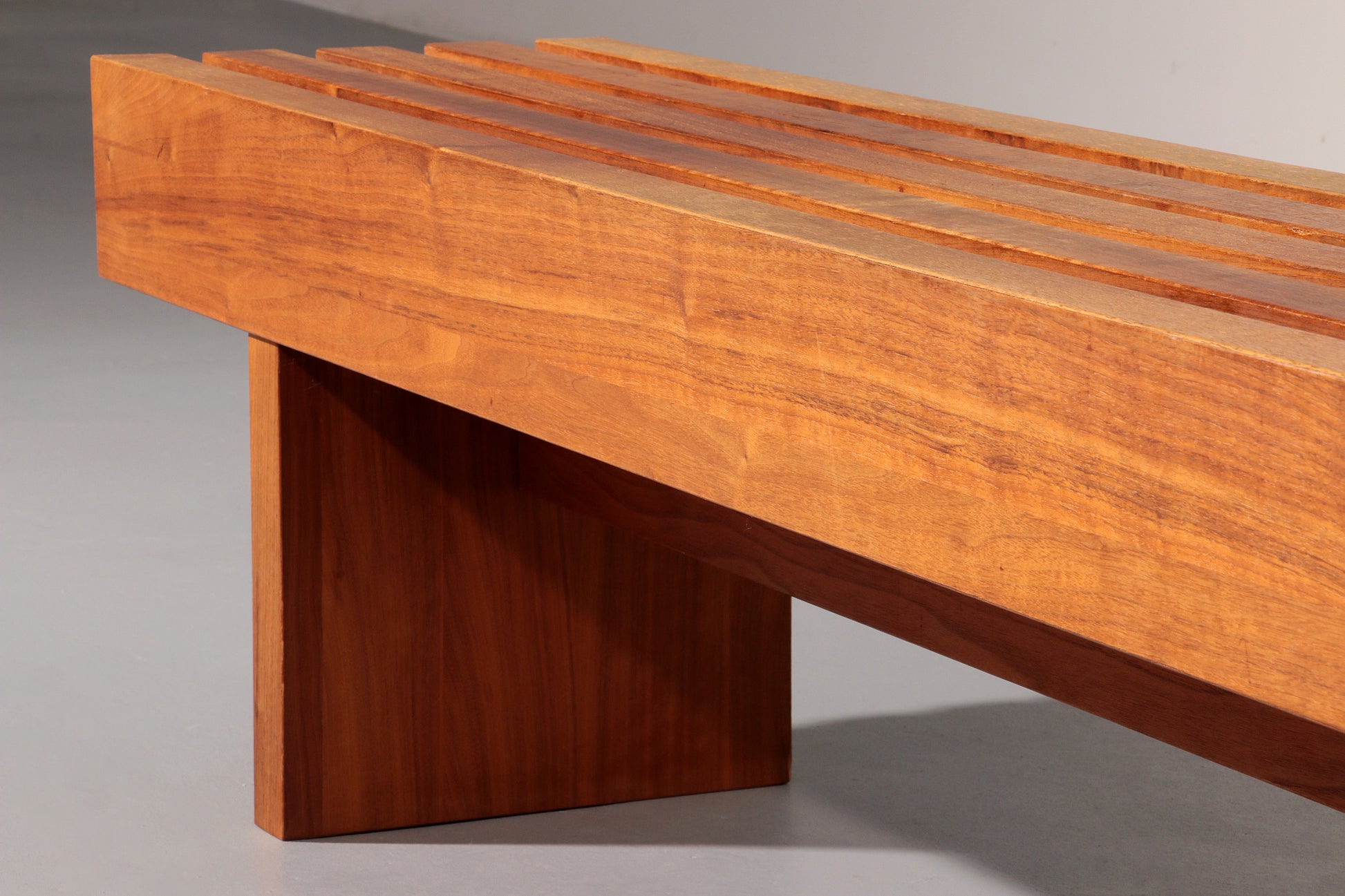 Italian Teak Bench from the 1970s – 180 cm Mid-Century Elegance