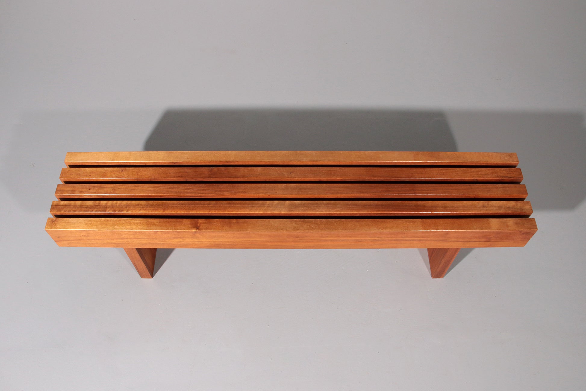 Italian Teak Bench from the 1970s – 180 cm Mid-Century Elegance