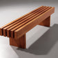 Italian Teak Bench from the 1970s – 180 cm Mid-Century Elegance