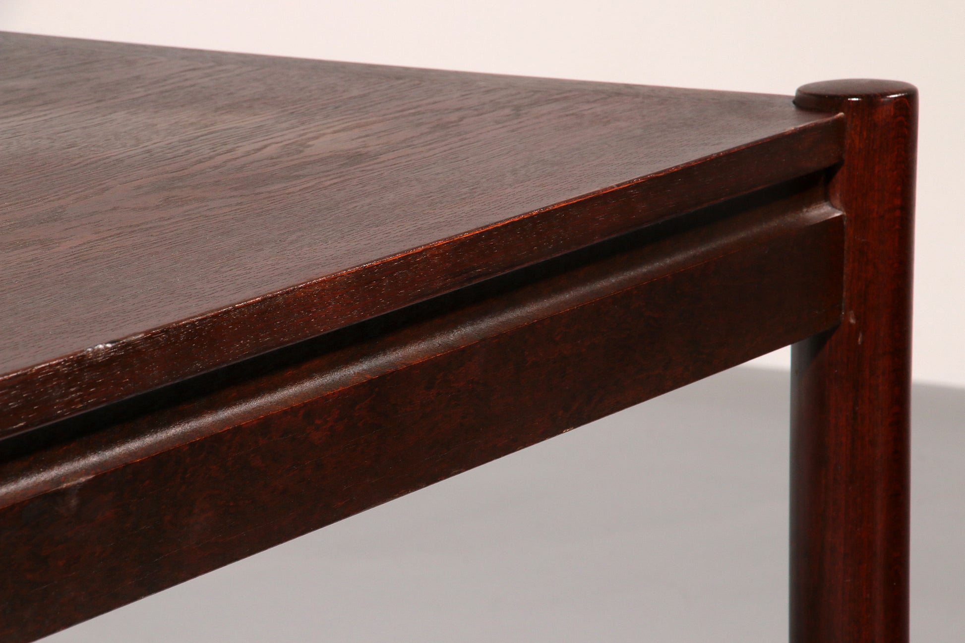 Dining Set inspired by Vico Magistretti, featuring six elegantly re-caned chairs and table.