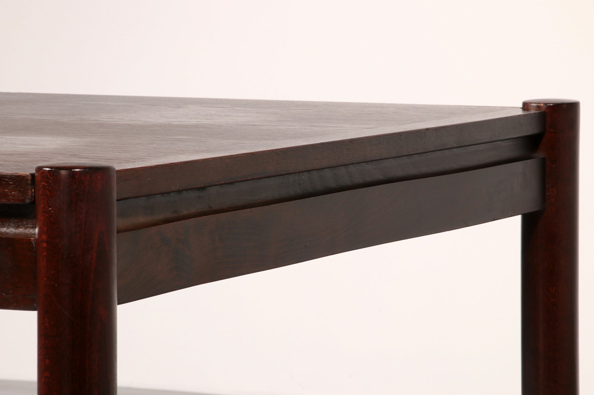 Dining Set inspired by Vico Magistretti, featuring six elegantly re-caned chairs and table.