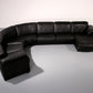 De Sede Modular 7-Piece Mid-Century Leather Sofa in Black – Swiss Icon