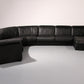 De Sede Modular 7-Piece Mid-Century Leather Sofa in Black – Swiss Icon