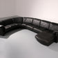 De Sede Modular 7-Piece Mid-Century Leather Sofa in Black – Swiss Icon