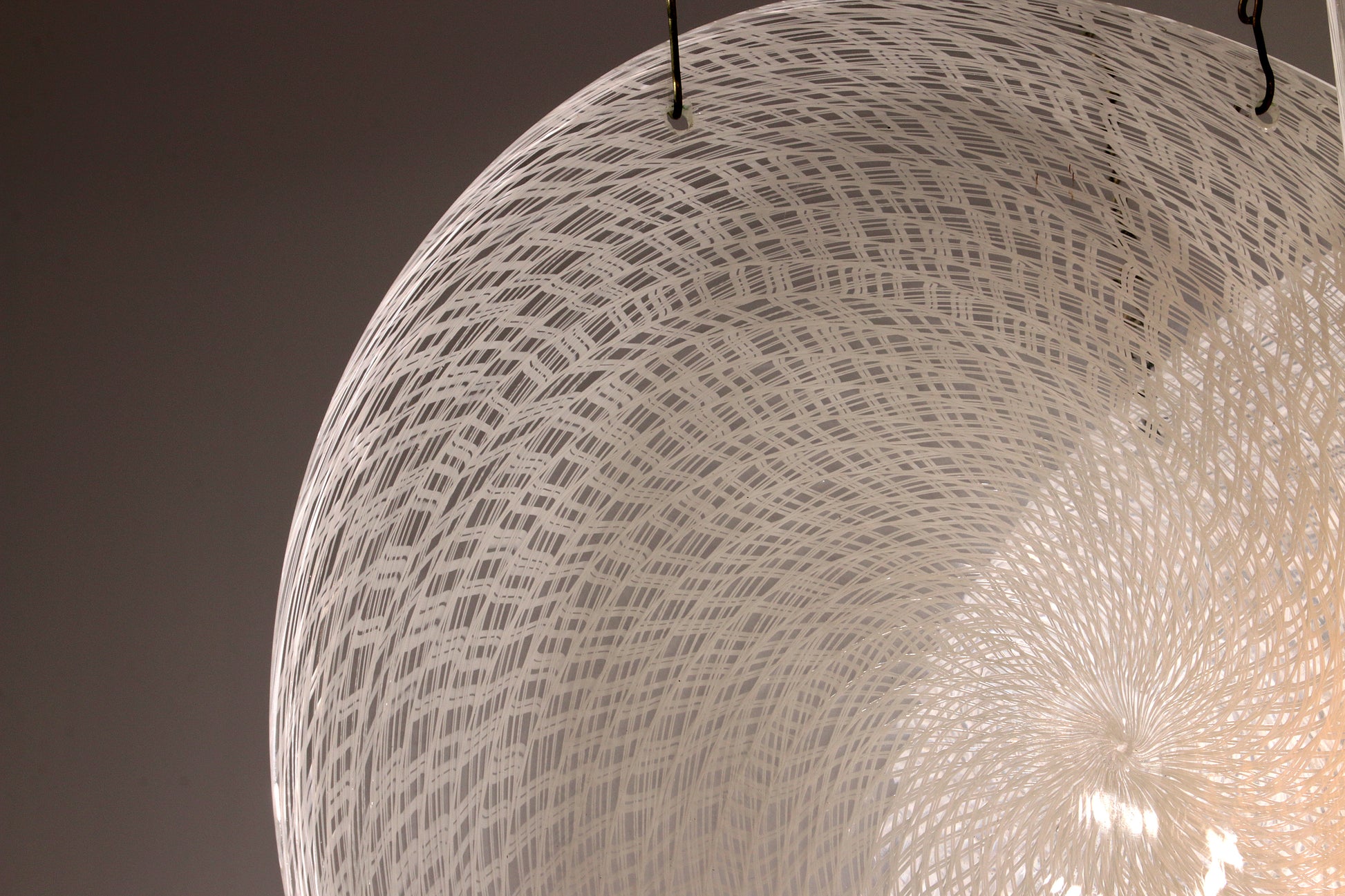 1960s Carlo Nason Glass & Steel Chandelier – Iconic Italian Mid-Century Design