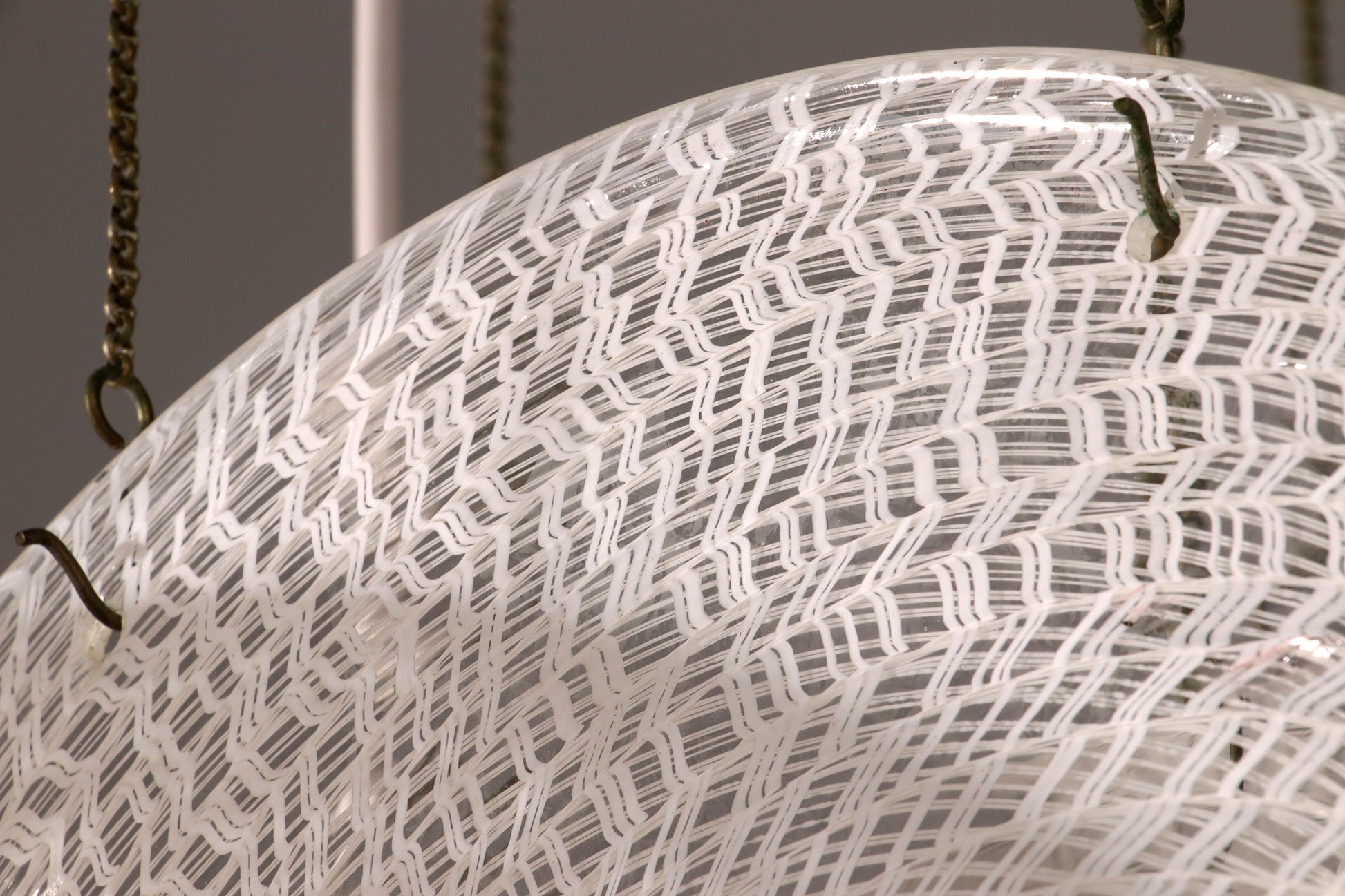 1960s Carlo Nason Glass & Steel Chandelier – Iconic Italian Mid-Century Design