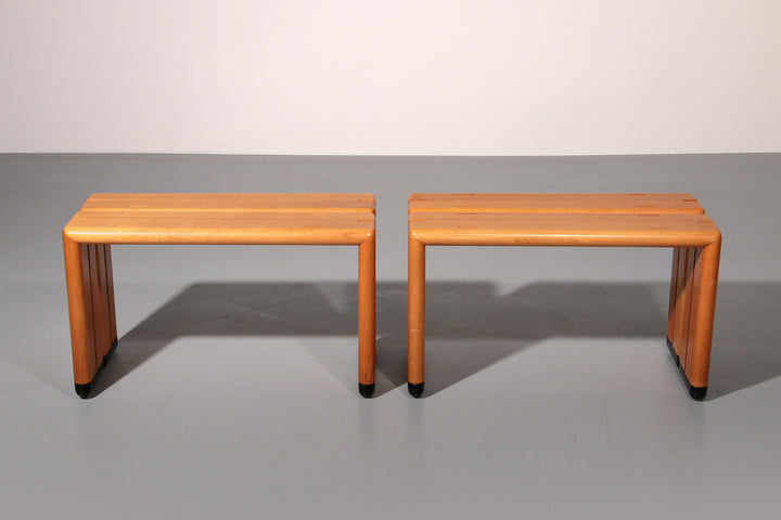 Italian Beechwood Benches from 1960 – Timeless Mid-Century Seating