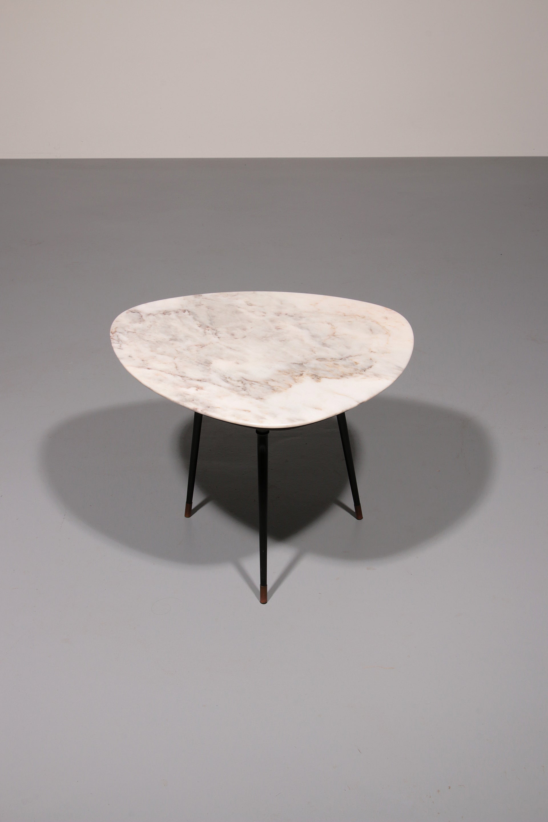 Elegant Marble and Brass Accent Table – Chic Small Coffee or Side Table
