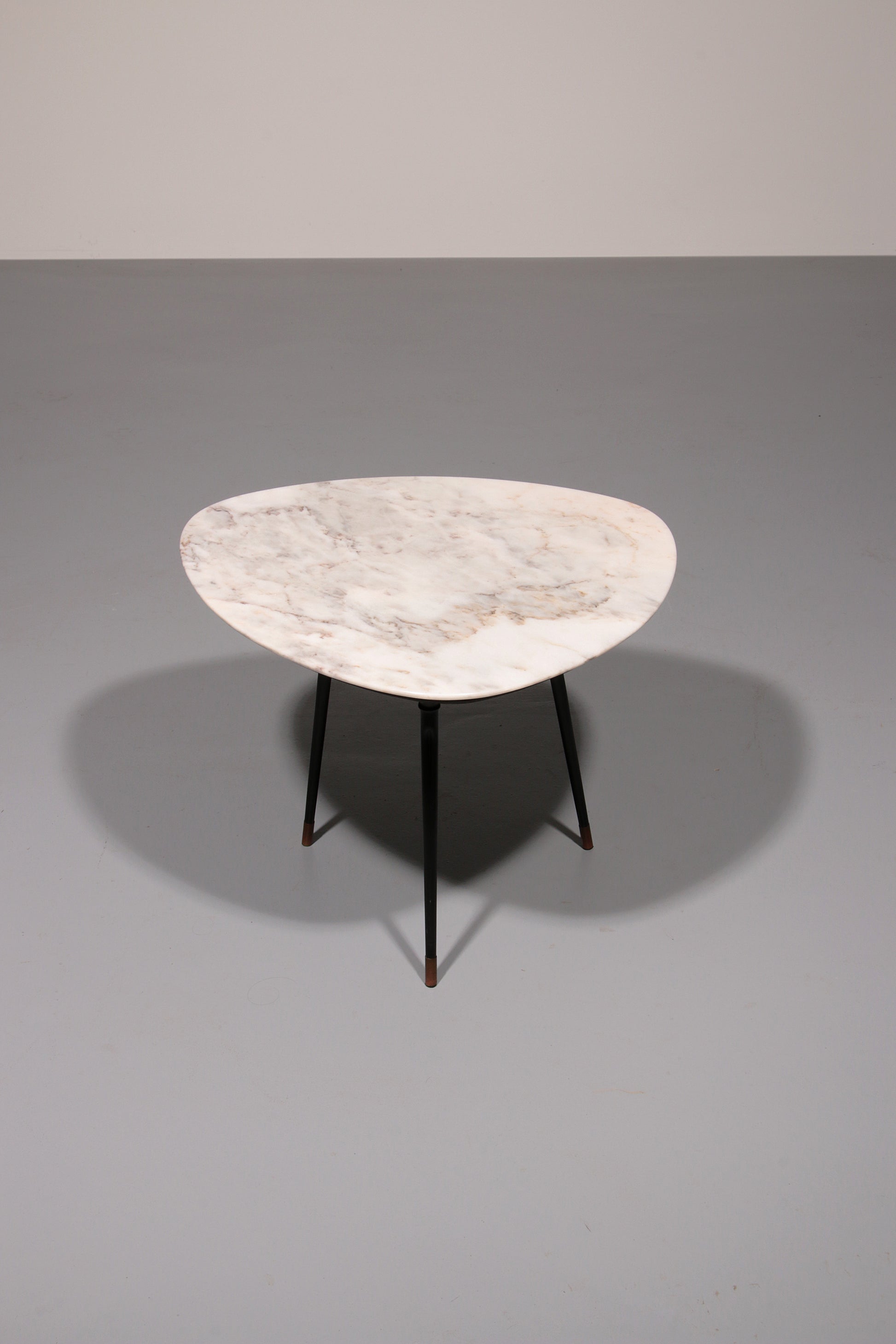 Elegant Marble and Brass Accent Table – Chic Small Coffee or Side Table