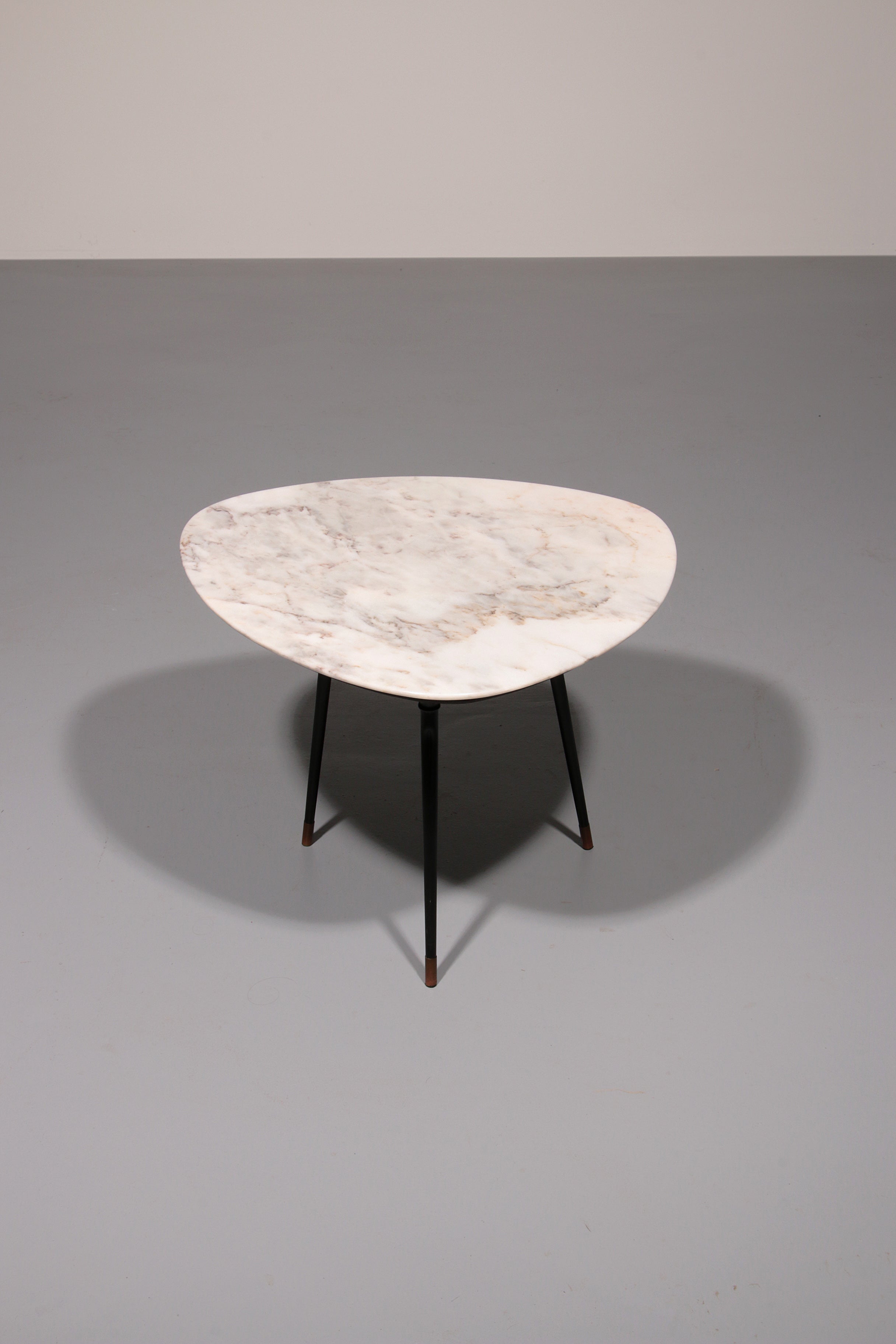 Elegant Marble and Brass Accent Table – Chic Small Coffee or Side Table