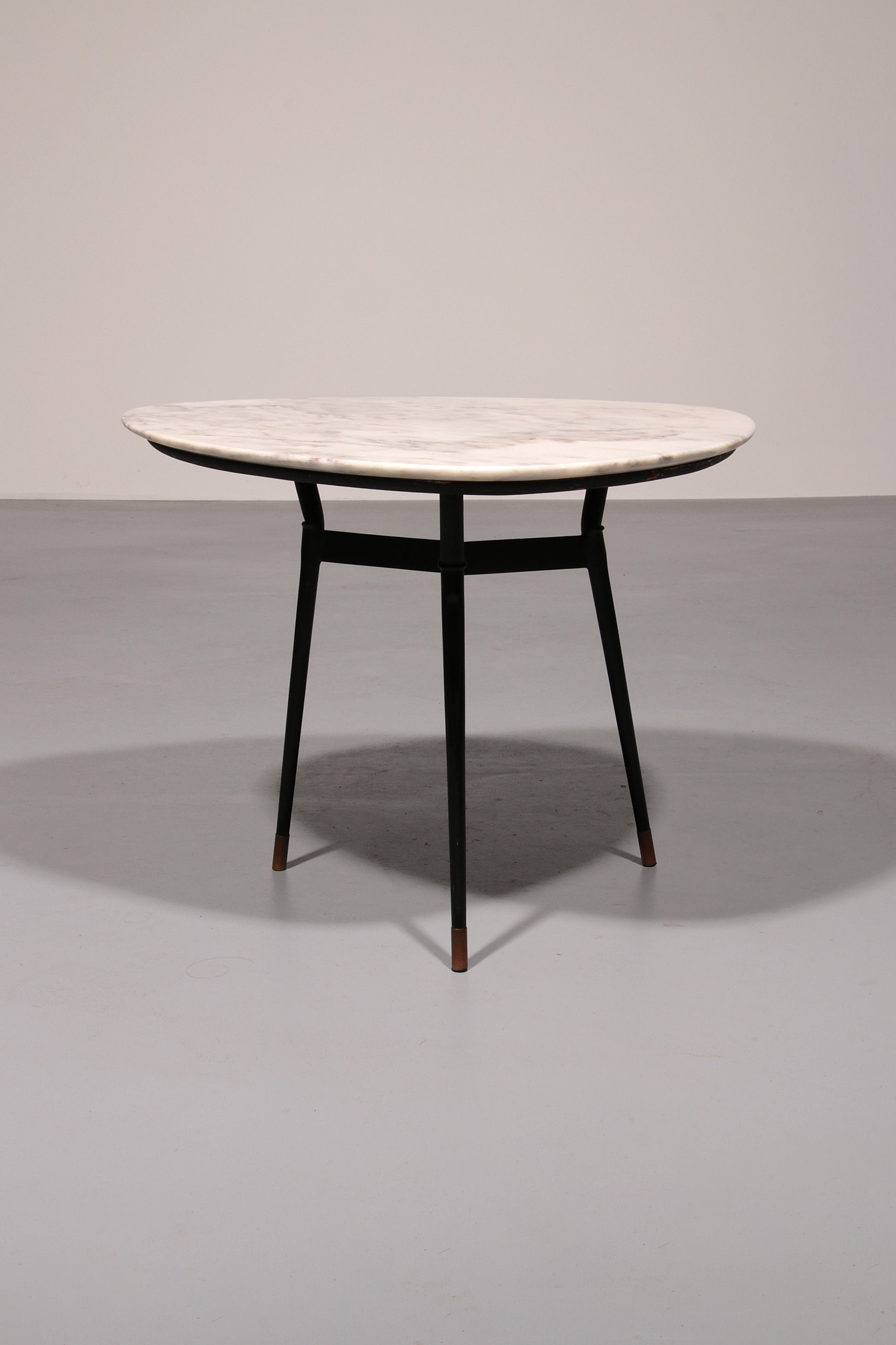 Elegant Marble and Brass Accent Table – Chic Small Coffee or Side Table