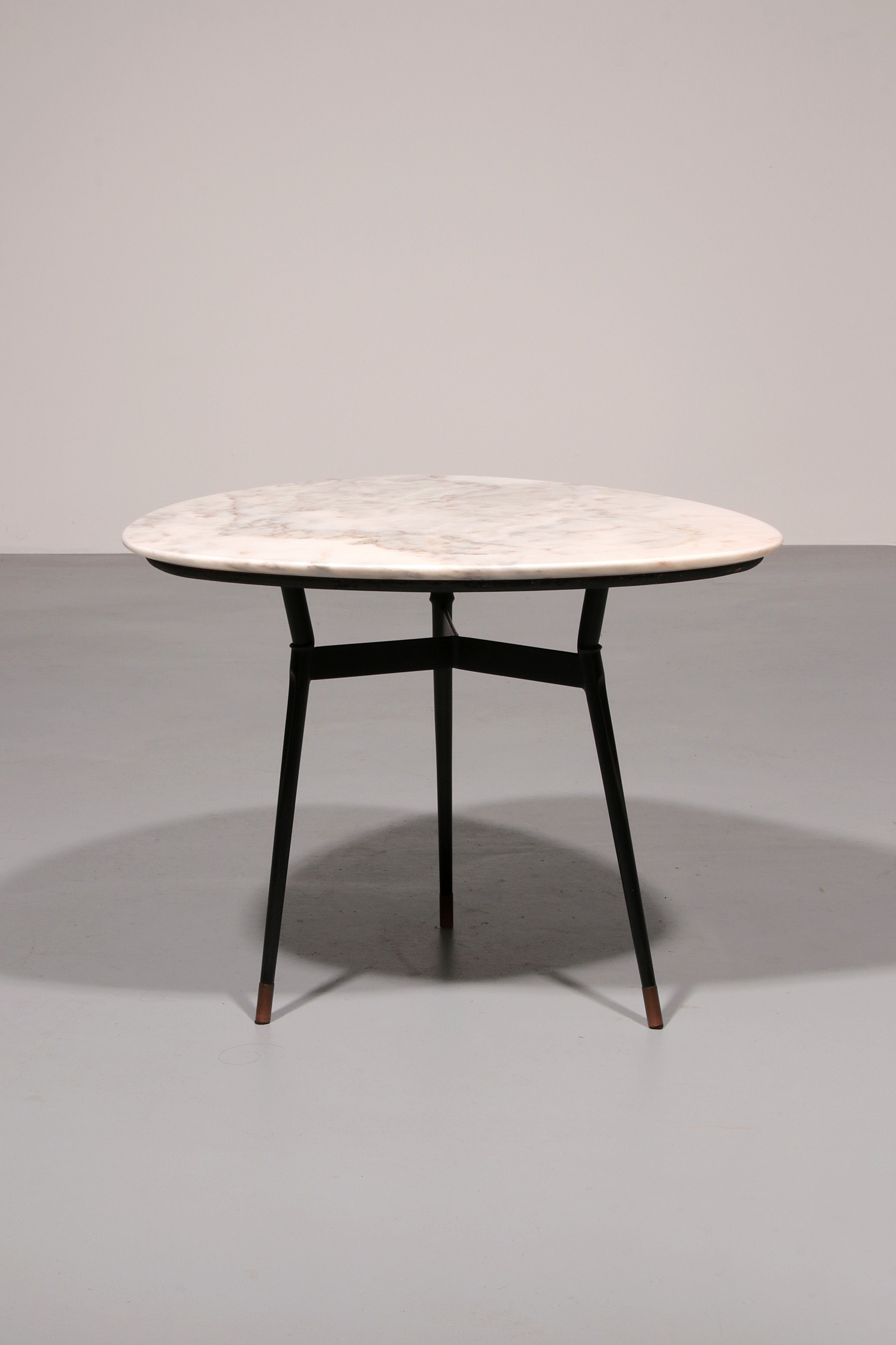 Elegant Marble and Brass Accent Table – Chic Small Coffee or Side Table