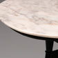 Elegant Marble and Brass Accent Table – Chic Small Coffee or Side Table