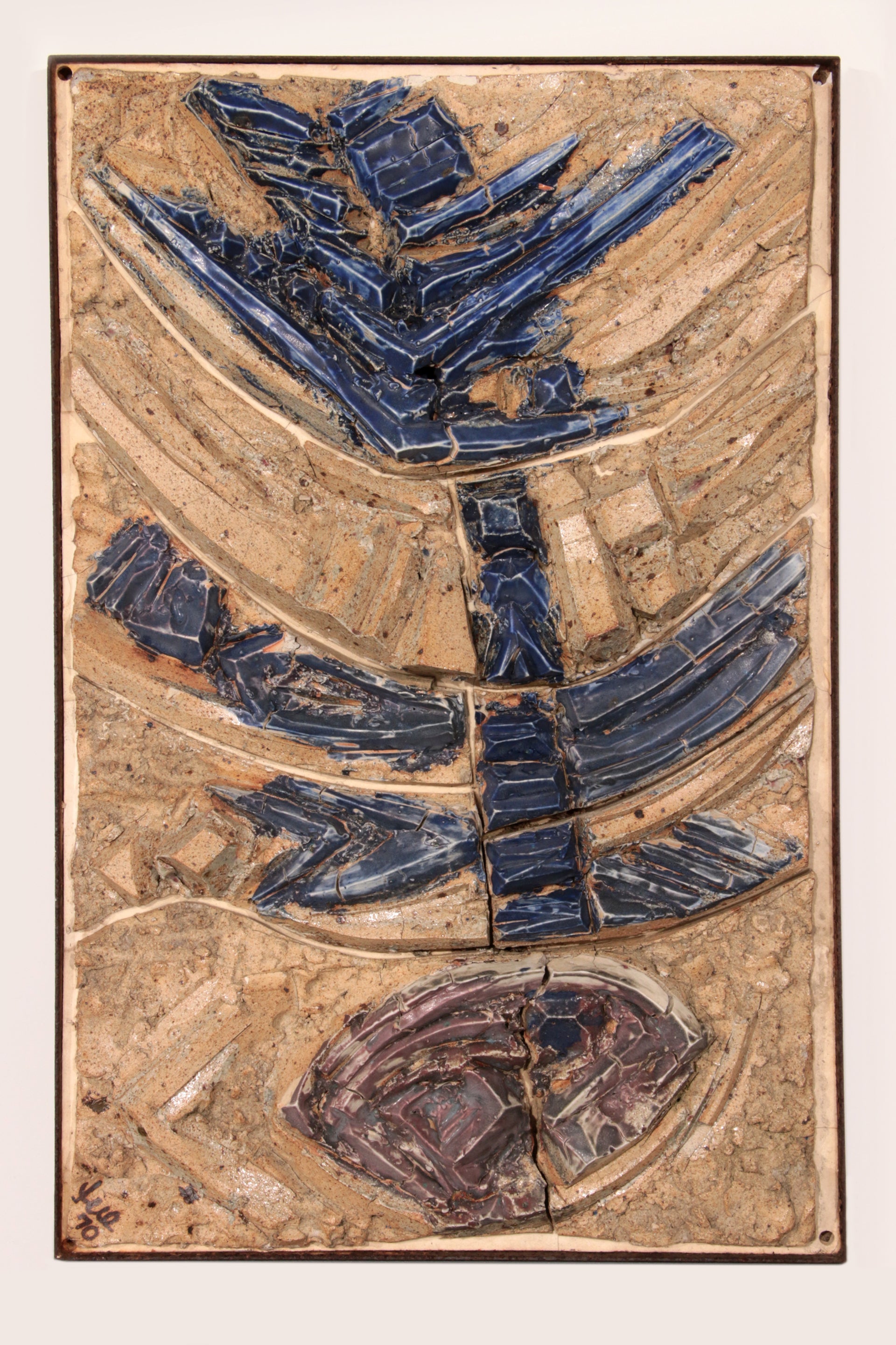 Very rare and Large Wall Till from Tue Poulsen 1970