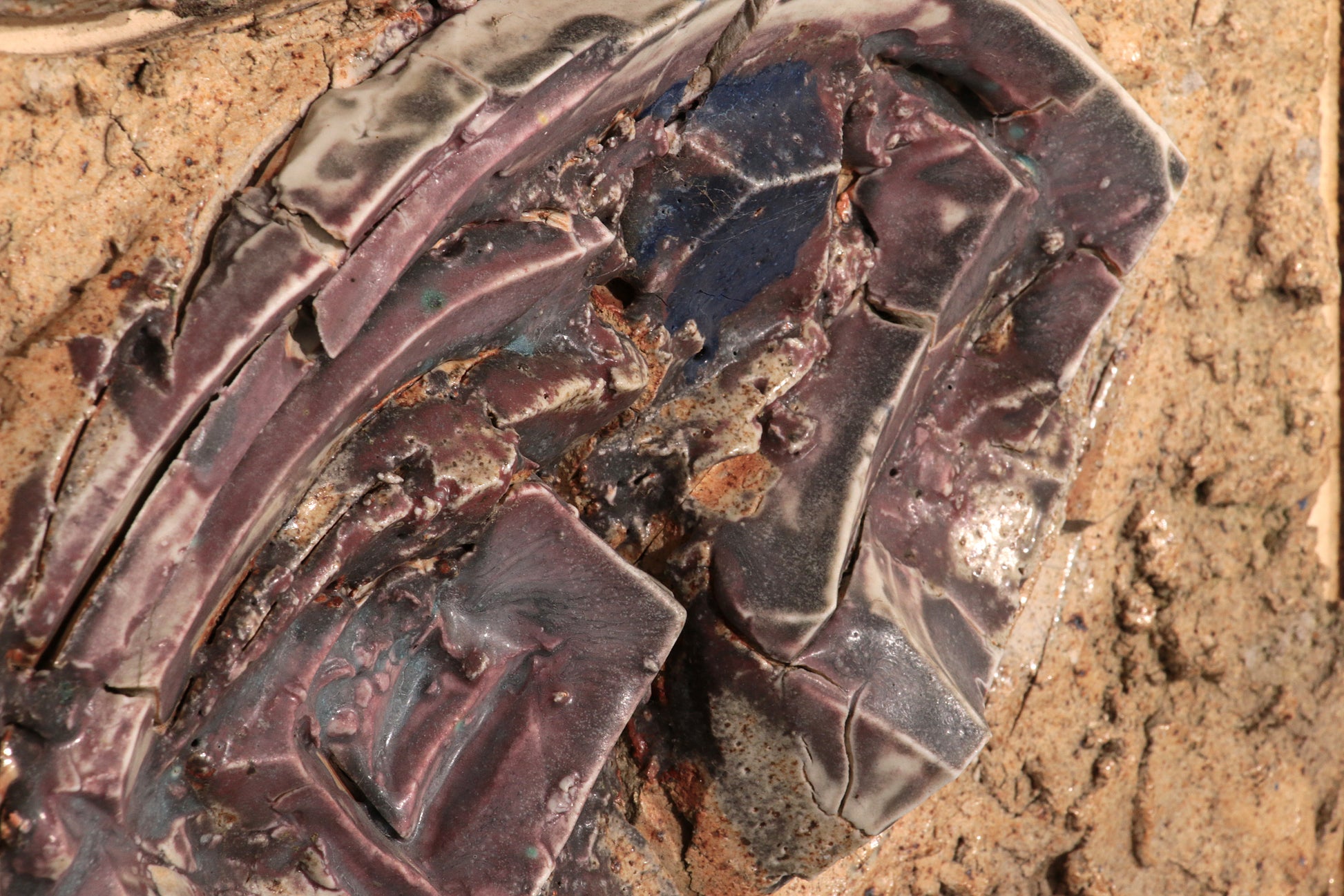 Very rare and Large Wall Till from Tue Poulsen 1970